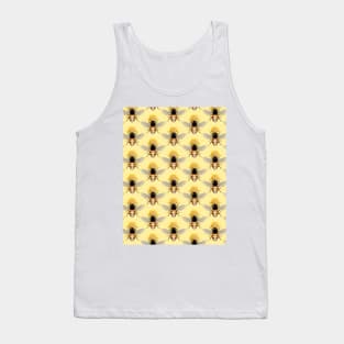 Honey Bees Pattern Tank Top